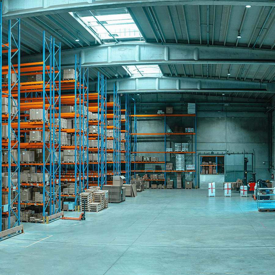 Lagerhallen Beispielfoto